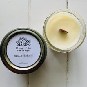 Chandelles à la Cire de Soya Naturelle