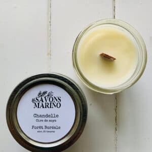 Chandelles à la Cire de Soya Naturelle
