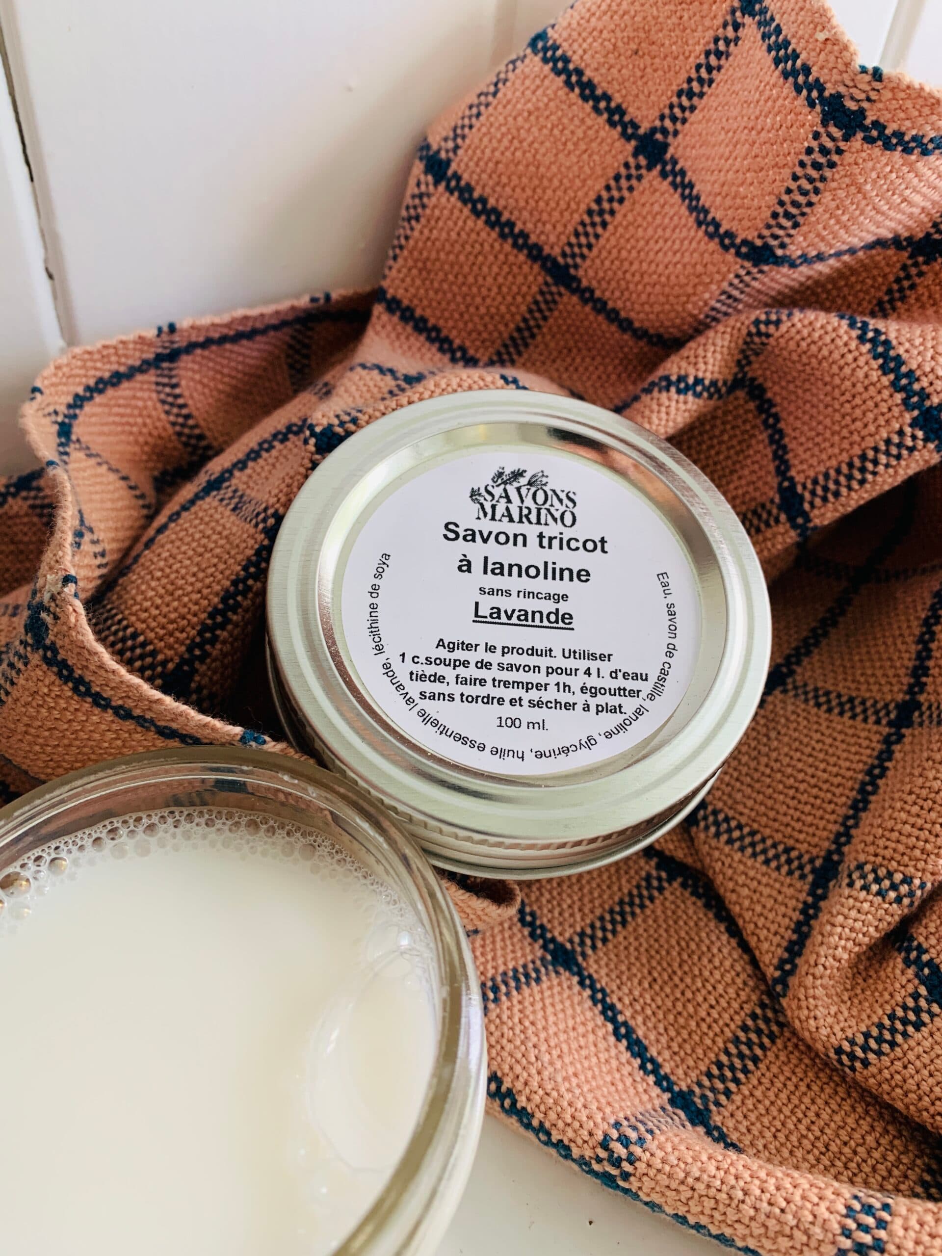 Savon à tricot